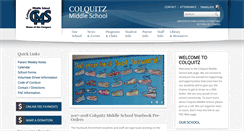 Desktop Screenshot of colquitz.sd61.bc.ca