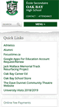 Mobile Screenshot of oakbay.sd61.bc.ca