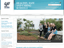 Tablet Screenshot of healthyschools.sd61.bc.ca